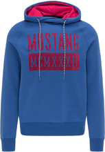 Mustang BENNET H FLOCK AW Label-Sweater mit Kapuze 1009164-5235