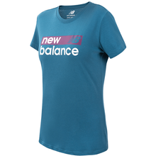 New Balance koszula damen klasyczna z nadrukiem WT03806NLB