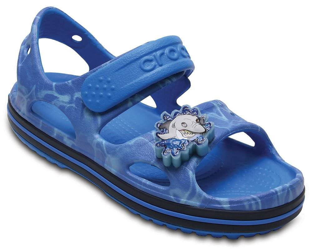 Crocs CROCBAND II LED Sandale 204106-4BJ cerulean blau / marineblau