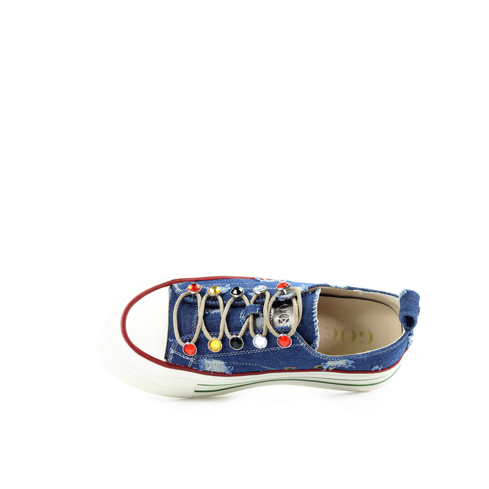 GOE Frauen Blau Turnschuhe RR2N4103 DENIM