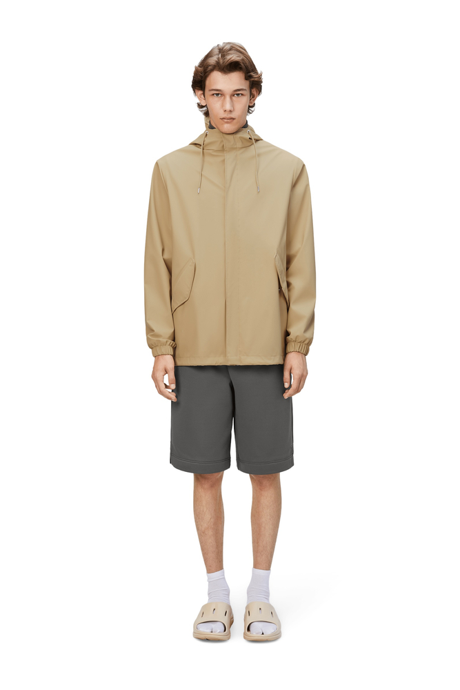 Rains płaszcz przeciwdeszczowy unisex FISHTAIL JACKET W3 18010 24 SAND