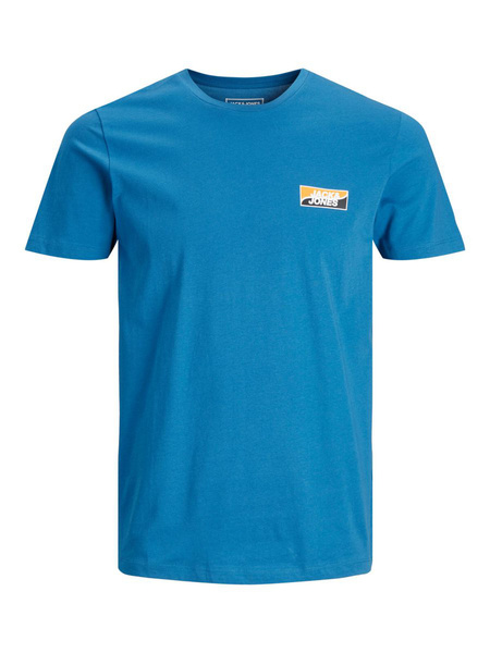 Jack & Jones men's T-Shirt 12193441 DEEP WATER/SLIM