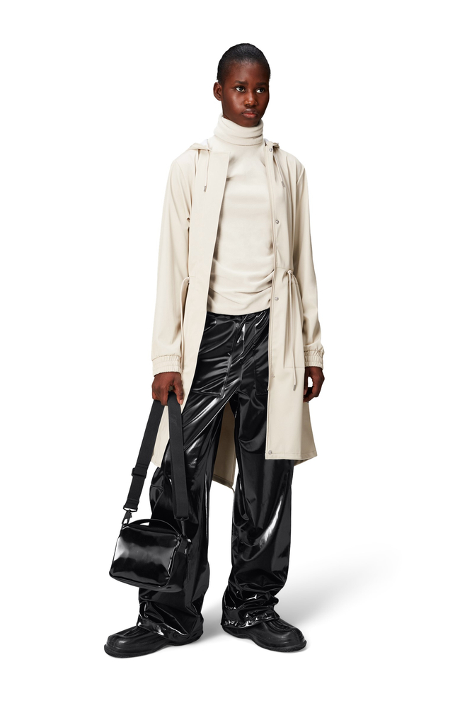 Rains płaszcz przeciwdeszczowy STRING W PARKA W3 18550 95 DUNE GRAIN