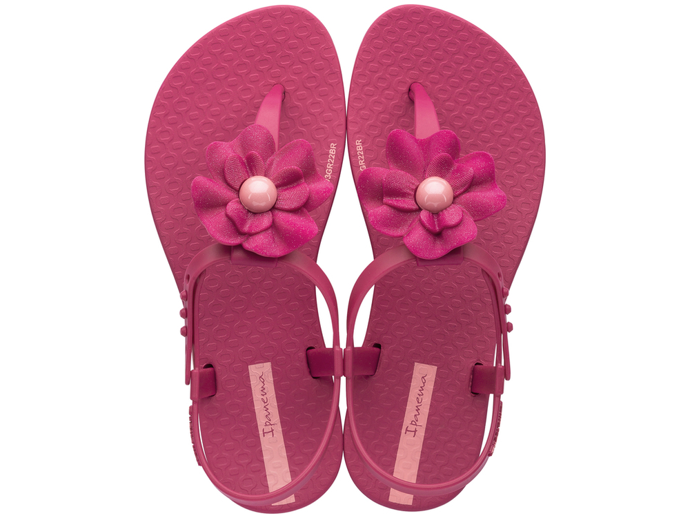 Ipanema CLASS FLORA dziecięce sandały 27018-AF383 PINK/DK PINK