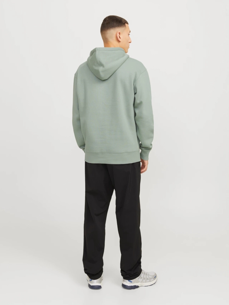 Jack&Jones męska bluza z kapturem JJESTAR BASIC SWEAT HOOD NOOS 12208157 ICEBERG GREEN