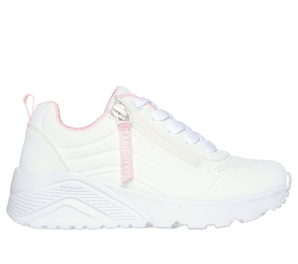 Skechers buty młodzieżowe Uno Lite - Easy Zip310387L WHT white