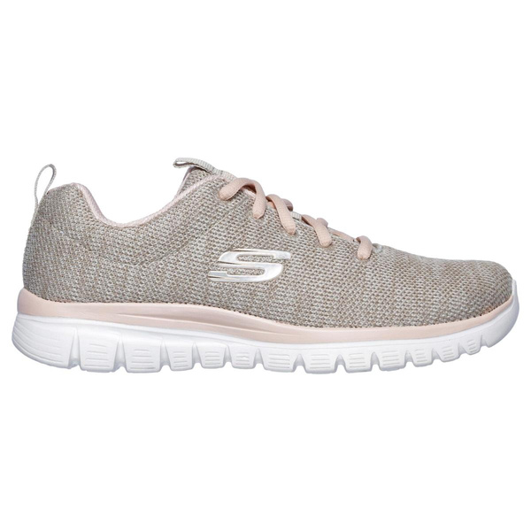 Skechers women's sports shoes Graceful Twisted Fortune 12614 NTCL Natural/Coral