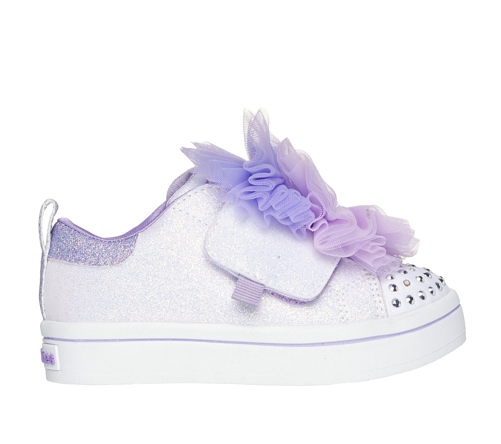 Skechers buty dziecięce Twinkle Toes - TWI-LITES 2.0 TUTU CUTE 314389N WLV white