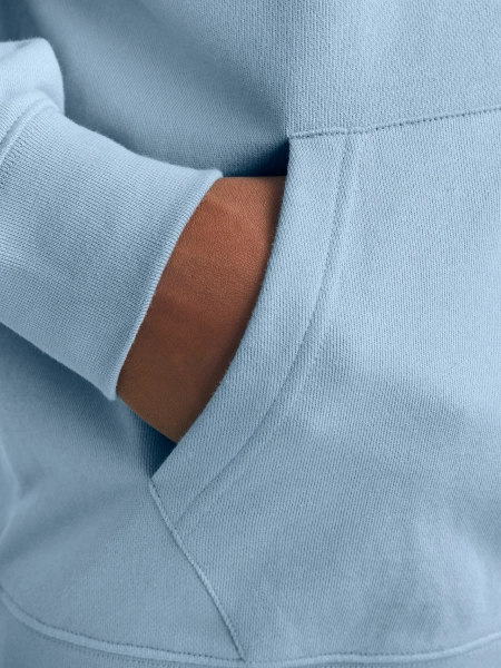 Jack&Jones męska bluza z kapturem JJESTAR BASIC SWEAT HOOD NOOS 12257852 CHAMBRAY BLUE