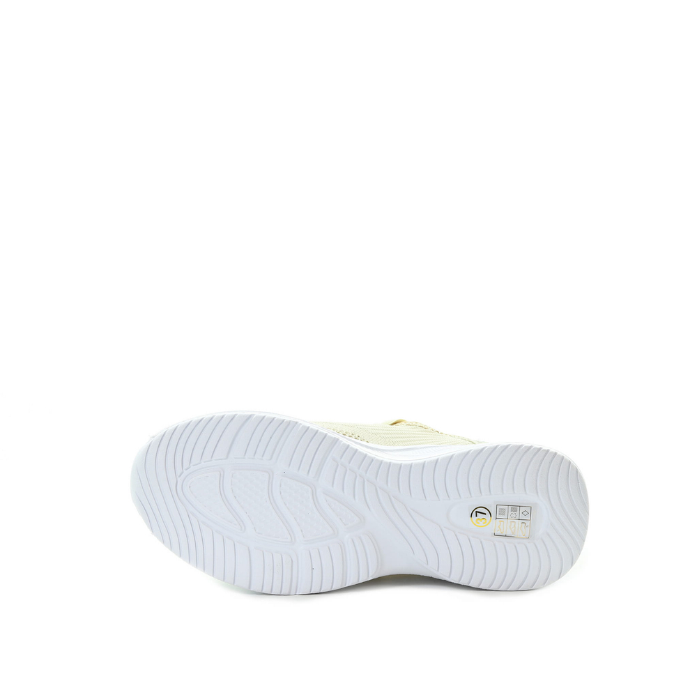 GOE Damskie sneakersy beżowe Slip-ins RR2N4089 BEIGE