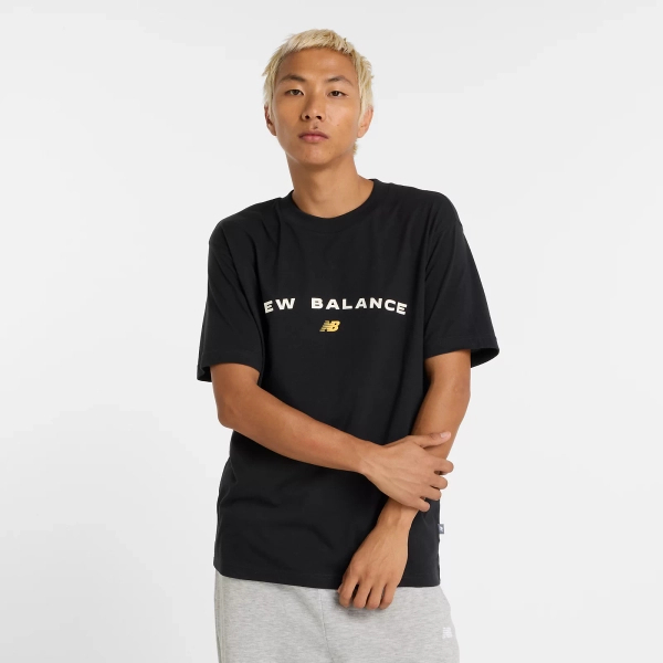 New Balance herren REIMAGINED GRAPHIC T-SHIRT BK MT51506BK T-shirt