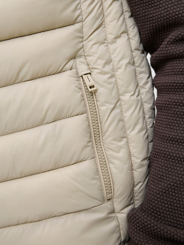 Jack&Jones men's sleeveless vest JJEBRADLEY LIGHT BODYWARMER COLLAR NOO 12280973 CROCKERY