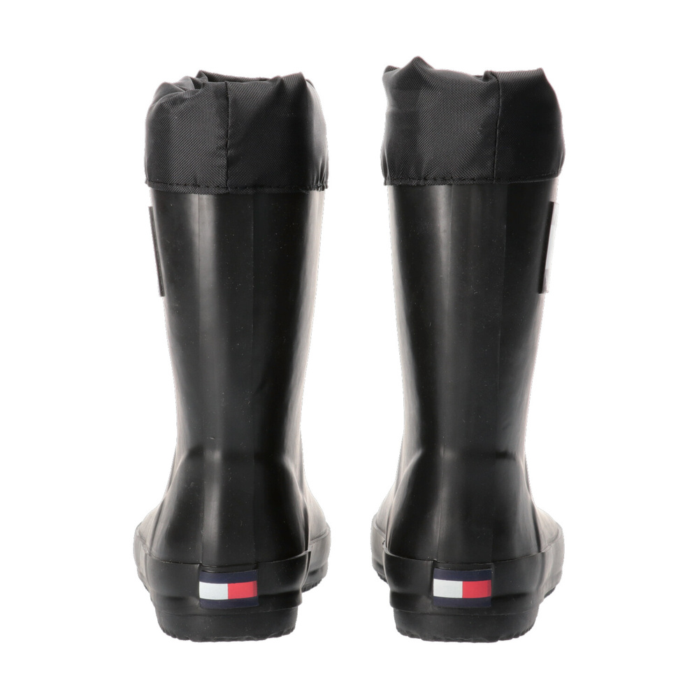 Tommy Hilfiger wellingtons with flag and stopwatch straps T3X6-30766-0047999 - black