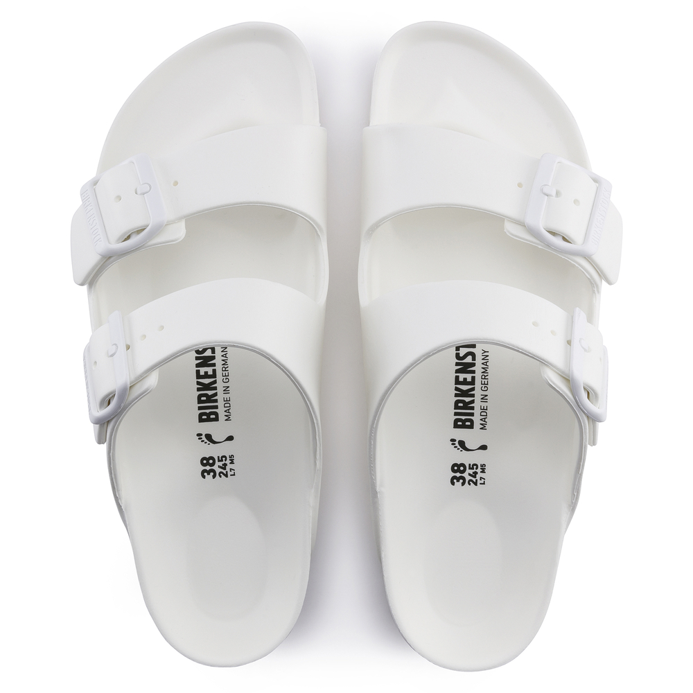 Birkenstock damskie klapki Arizona EVA 0129443 WHITE (szerokość wąska)