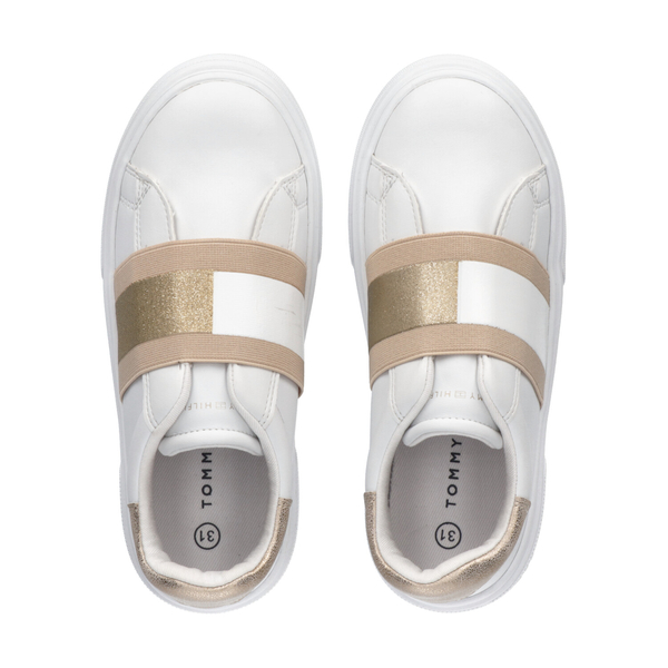 Tommy Hilfiger damskie buty sportowe T3A4-32155-1383X048 White/Platinium