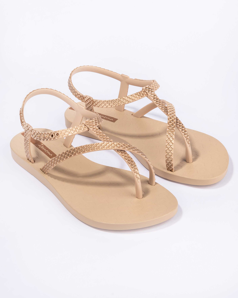 Ipanema Damen Sandalen Class Wish II Fem 82931 20811 BEIGE/GOLD