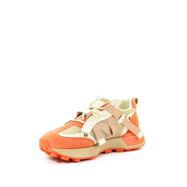 GOE Damen Mehrfarbige Turnschuhe RR2N4064 ORANGE/BEIGE