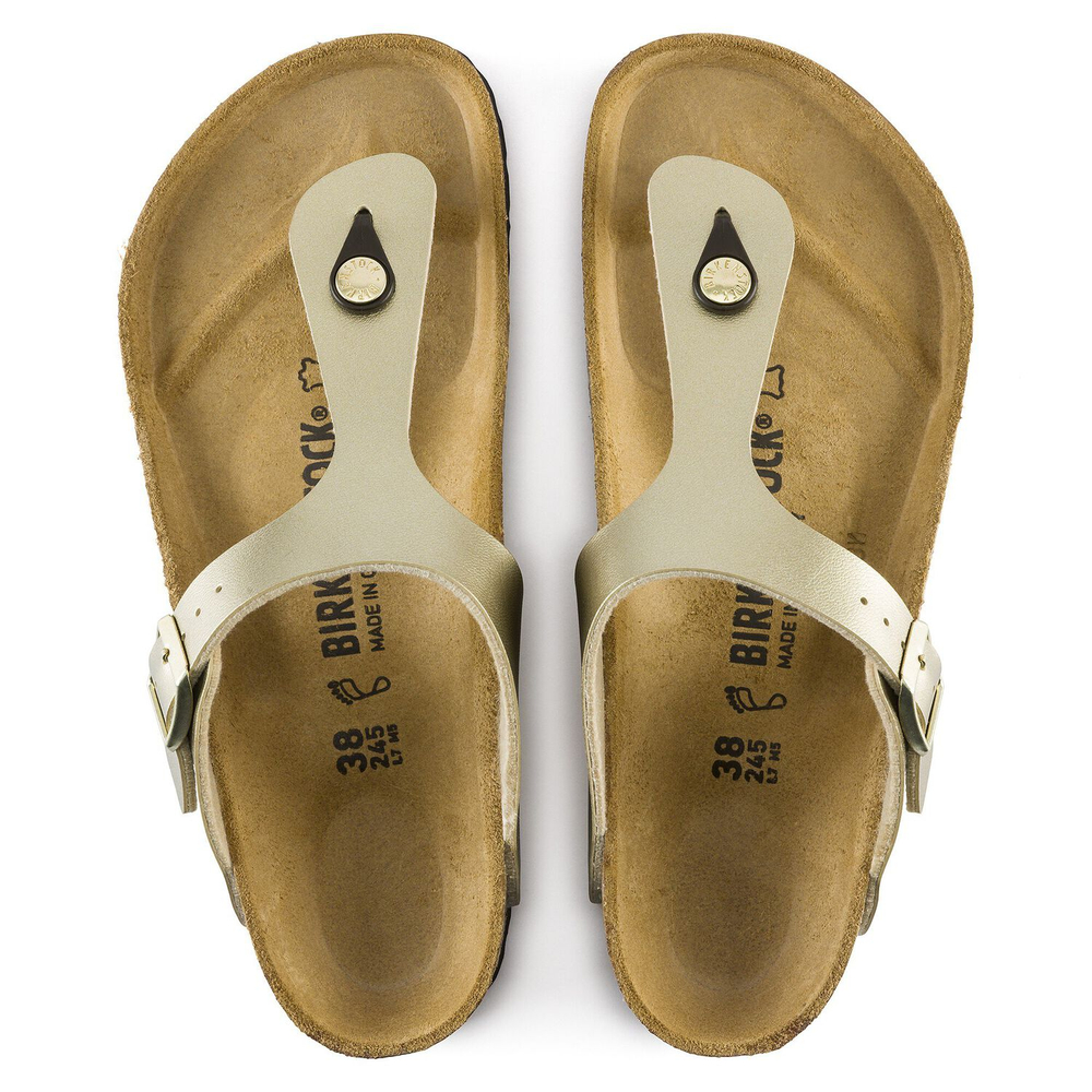 Birkenstock klapki japonki GIZEH BF 1016109 GOLD (szerokość wąska)