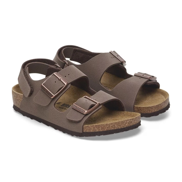 Birkenstock damskie sandały MILANO AS KIDS 1029375 MOCCA (szerokość standardowa)