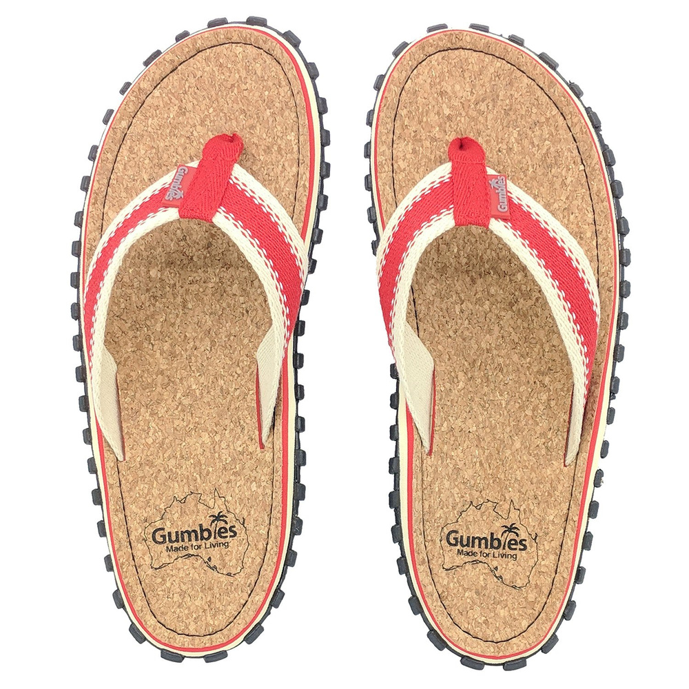 Gumbies - Corker Unisex-Flip-Flops - Rot