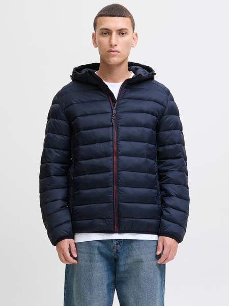 Jack&Jones men's down jacket JJEBRADLEY LIGHT PUFFER HOOD NOOS 12280970 SKY CAPTAIN