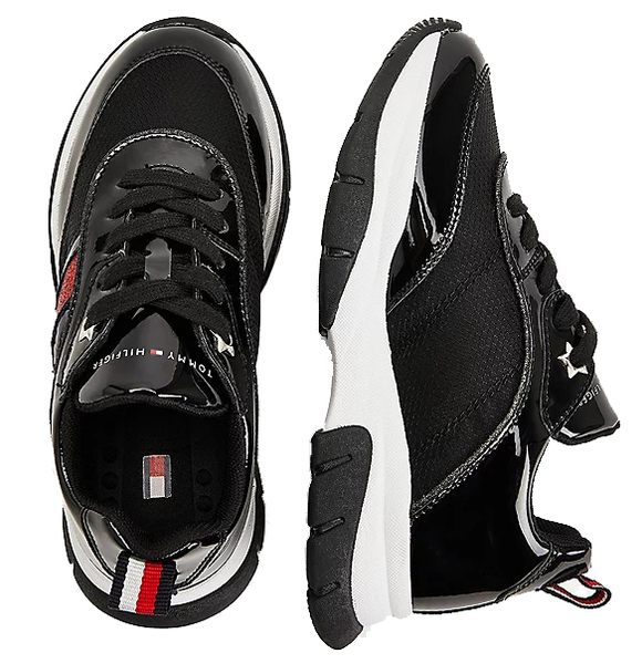 Tommy Hilfiger lacquered youth shoes T3A4-31179-1022999