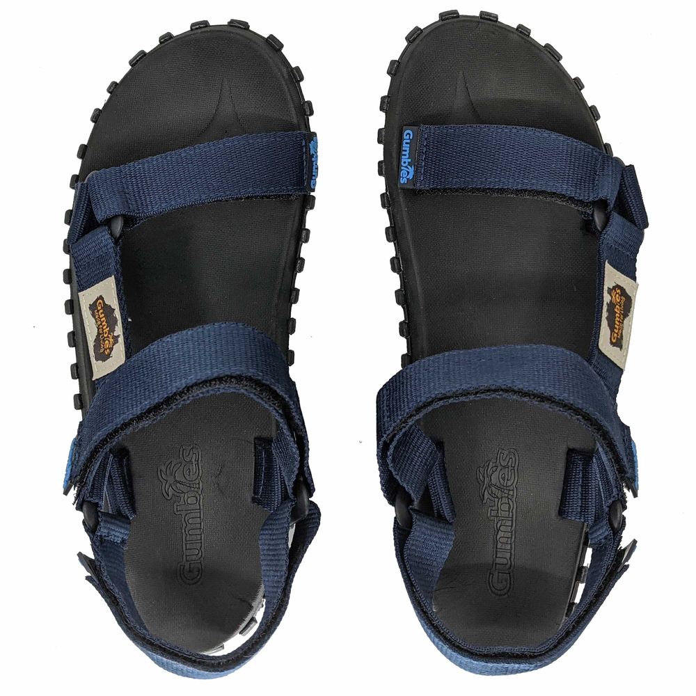 Gumbies Herren Scrambler Sandale - navy blau