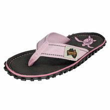 Gumbies - women's ISLANDER CANVAS flip flops - TURTLE
