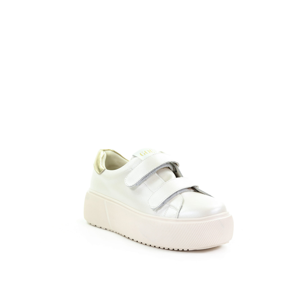 GOE Damskie sneakersy beżowe RR2N4018 BEIGE METALLIC