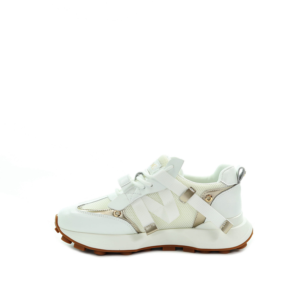 GOE Damskie sneakersy kremowe RR2N4065 WHITE