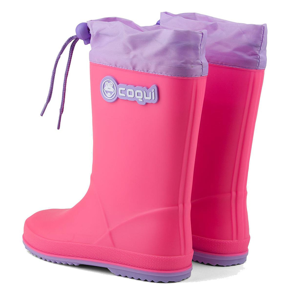 Coqui Rainy Collar Kinder-Gummistiefel 8509-100-3602 lt.Fuchsie/lt.Lilia