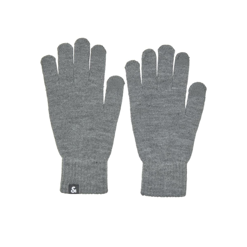 Jack & Jones gestrickte Handschuhe 12159459 GREY MELANGE