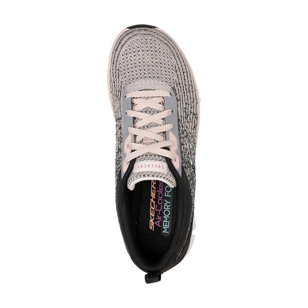 Skechers women's Glide-Step-Head Start shoes 104325/BKLP Black/Light Pink