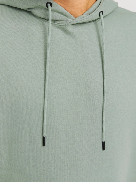 Jack&Jones męska bluza z kapturem JJESTAR BASIC SWEAT HOOD NOOS 12208157 ICEBERG GREEN