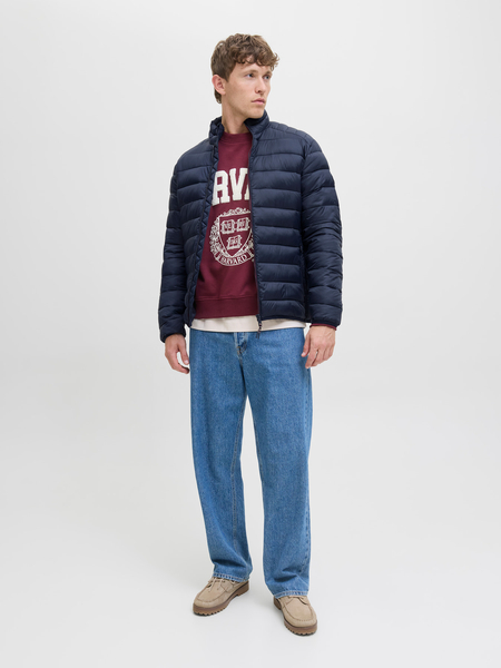 Jack&Jones męska kurtka puchowa JJEBRADLEY LIGHT PUFFER COLLAR NOOS 12280971 SKY CAPTIN