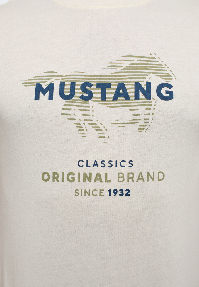 Mustang męska koszulka t-shirt ALEX C PRINT 1013828-8001