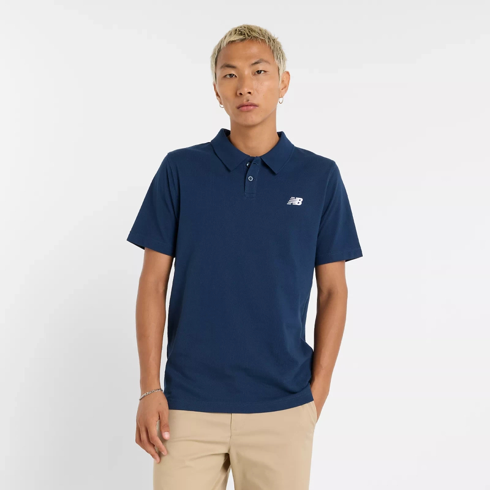 New Balance men's COTTON PIQUE POLO shirt NNY MT51519NNY