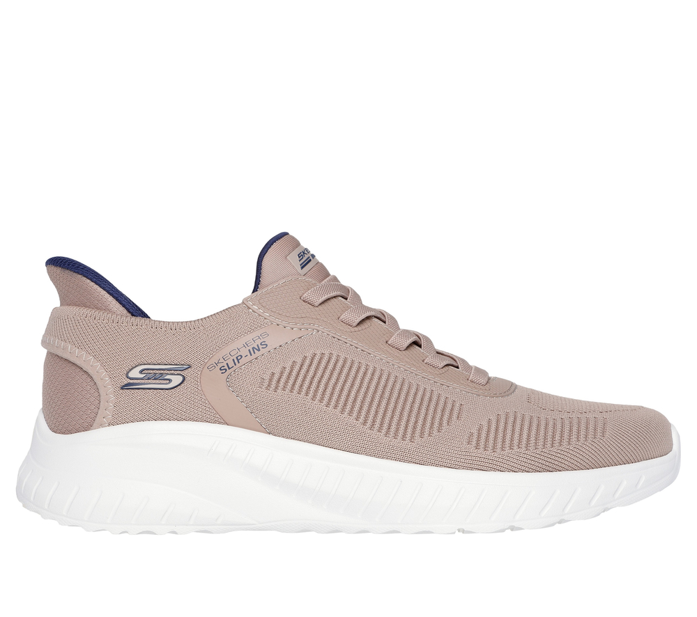 Skechers Herren-Sportschuhe Slip-Ins: BOBS Sport Squad Chaos - Solid Step 118312-TPE