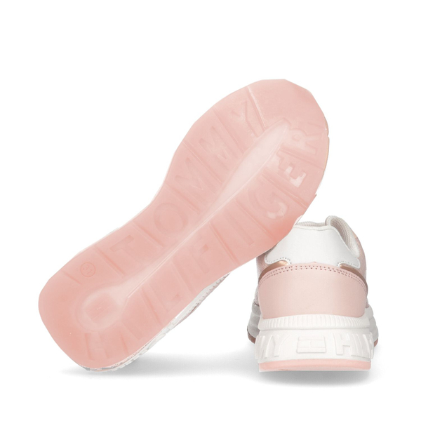 Tommy Hilfier damskie buty sportowe T3A4-32166-0308X054 PINK/WHITE