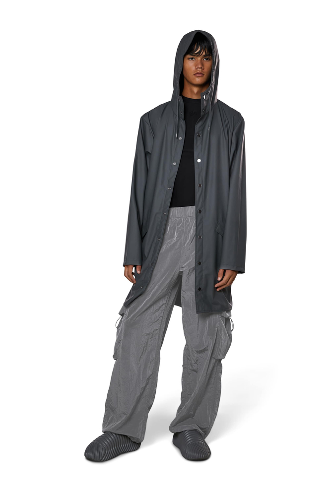 Rains unisex rain jacket LONG JACKET 12020 05 SLATE