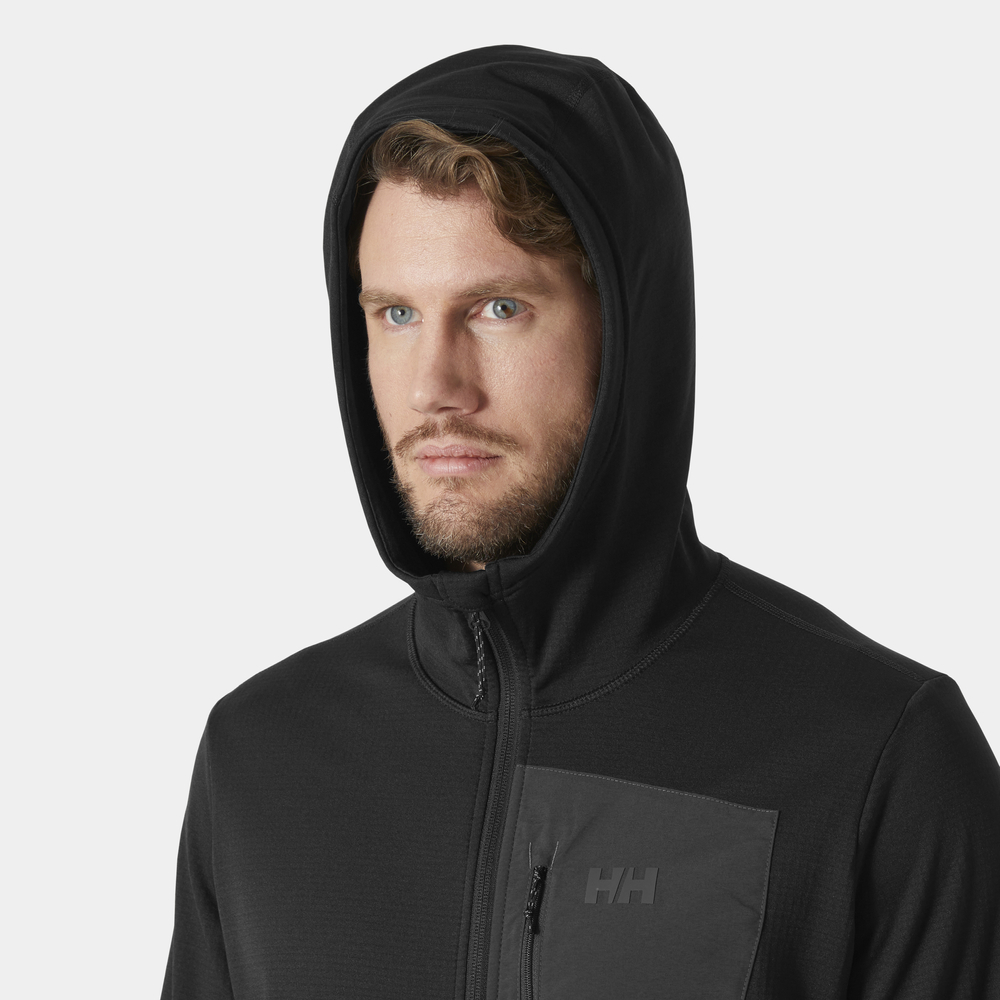Helly Hansen męska bluza VERSALITE HOODED FLEECE JACKET 49547 990
