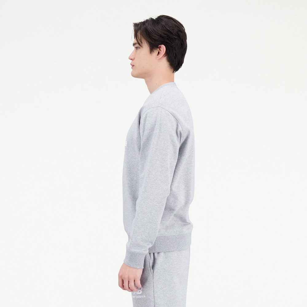 New Balance sweatshirt ESSENTIALS STACKED LOGO FRENC AG MT31538AG