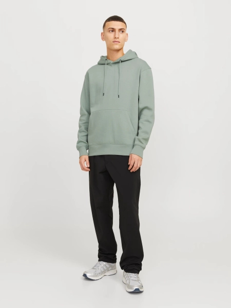 Jack&Jones męska bluza z kapturem JJESTAR BASIC SWEAT HOOD NOOS 12208157 ICEBERG GREEN