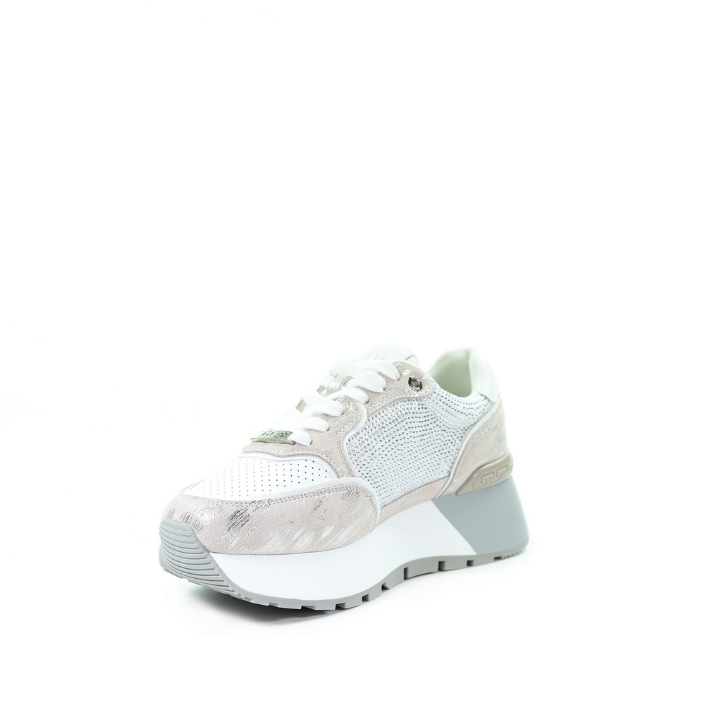 GOE Damskie sneakersy srebrne RR2N4068 SILVER