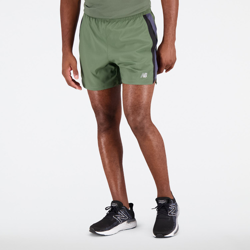 New Balance men's ACCELERATE 5 INCH SHORT DON MS23228DON shorts