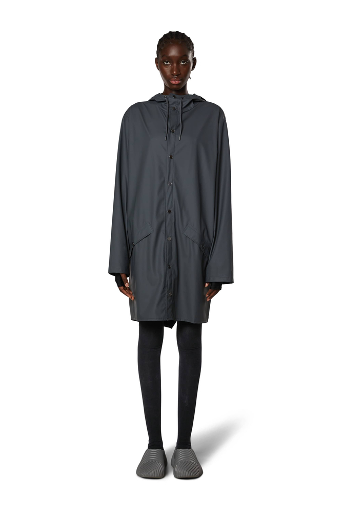 Rains unisex rain jacket LONG JACKET 12020 05 SLATE