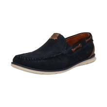 Bugatti men's suede moccasins 321-ARU61-1400-4100 DARK BLUE