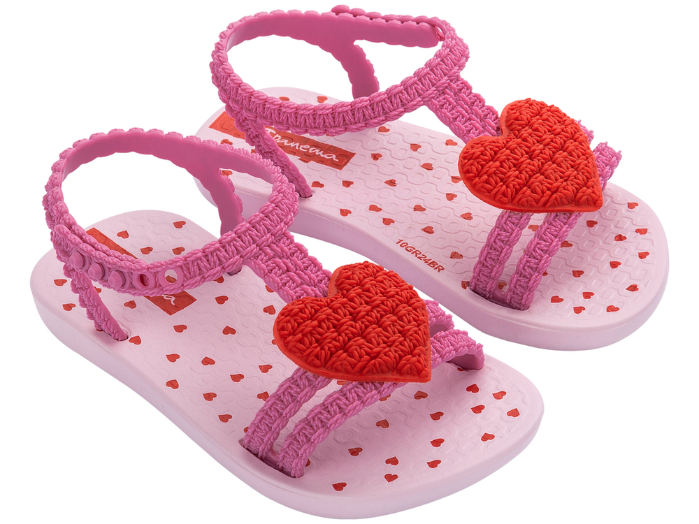 Ipanema dziecięce sandały MY FIRST BAB 81997-BC815 PINK/PINK/RED