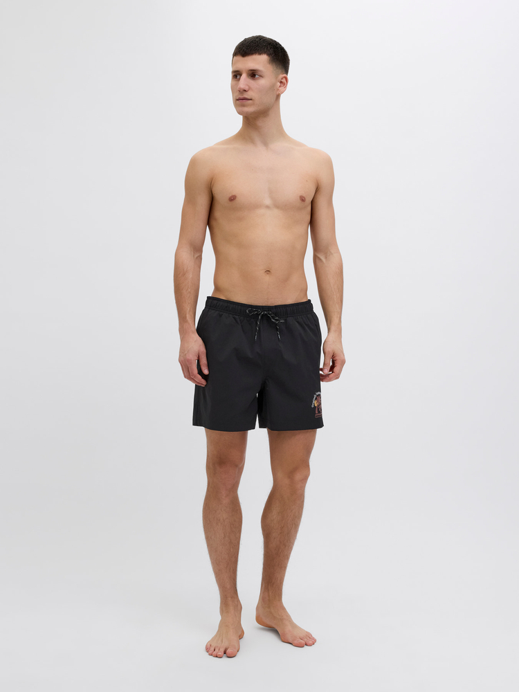 Jack&Jones Badeshorts JPSTMAUI STAR SWIMSHORTS STYD SS25 12287670 BLACK