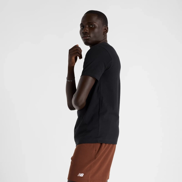 New Balance męska koszulka SPORT JERSEY LOGO T-SHIRT BK MT43906BK